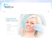 Tablet Screenshot of haliluyardisklinigi.com